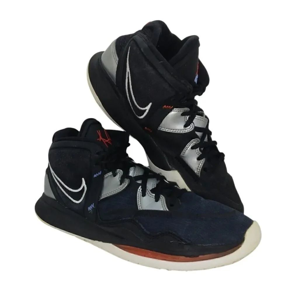 Nike Mens Pre-owned Kyrie Infinity Fire & Ice Black Basketball Sneakers - sz. 8